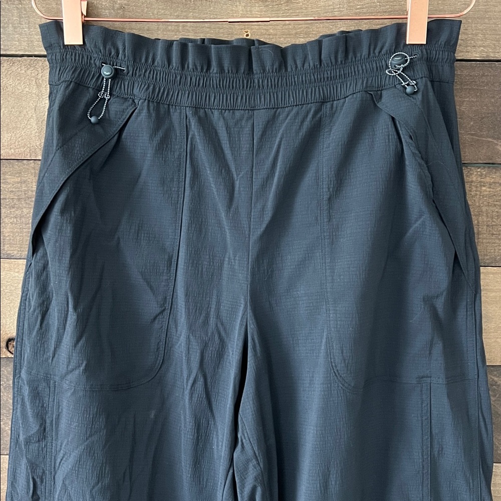 Athleta Women's Trekkie High Rise Parachute Pant in Black - Picture 4 of 10